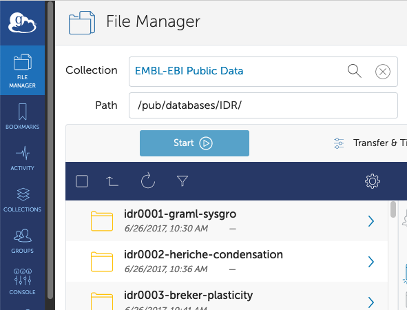 Globus IDR collection